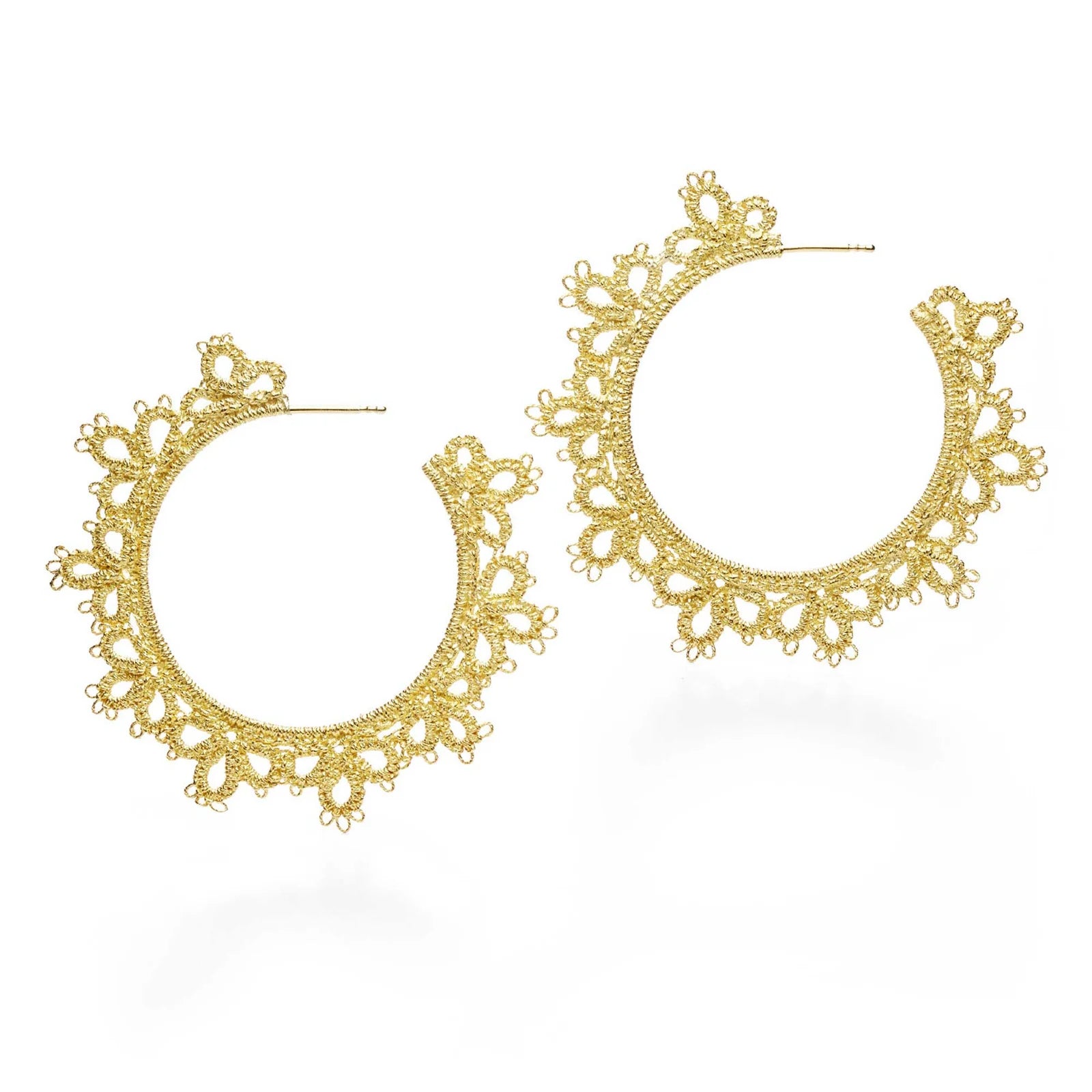Large hoop earrings Juanita Grande