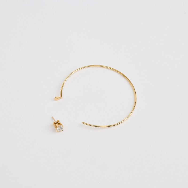 Azure Petite Hoops