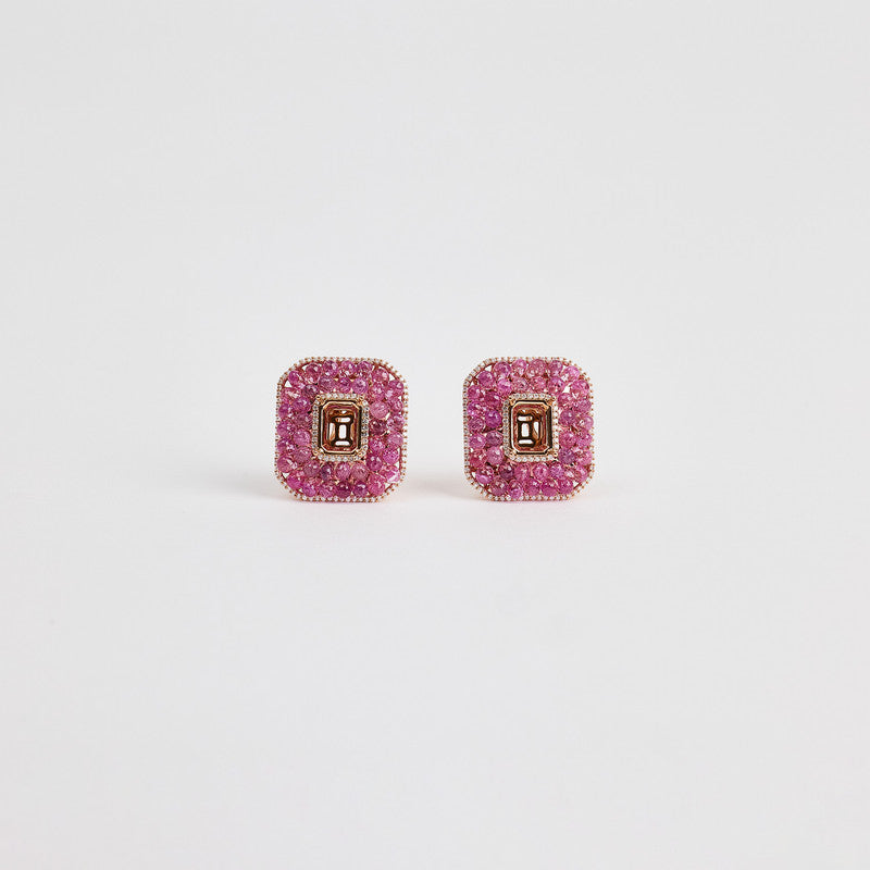 Azure Rosé Studs