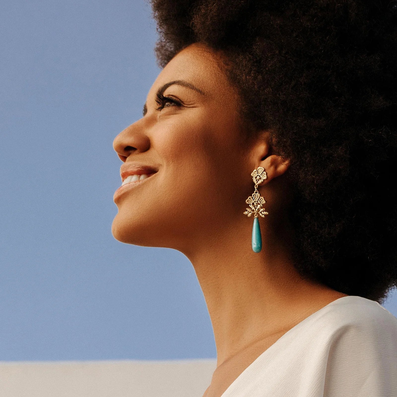 Pendant earrings Aida