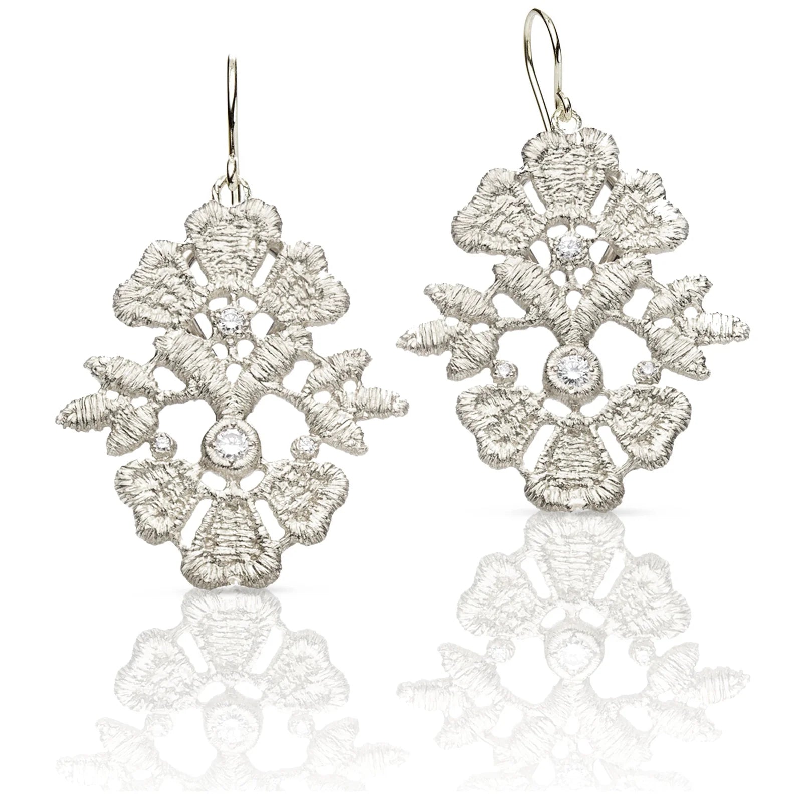 Earrings Flower Garden with Hooks