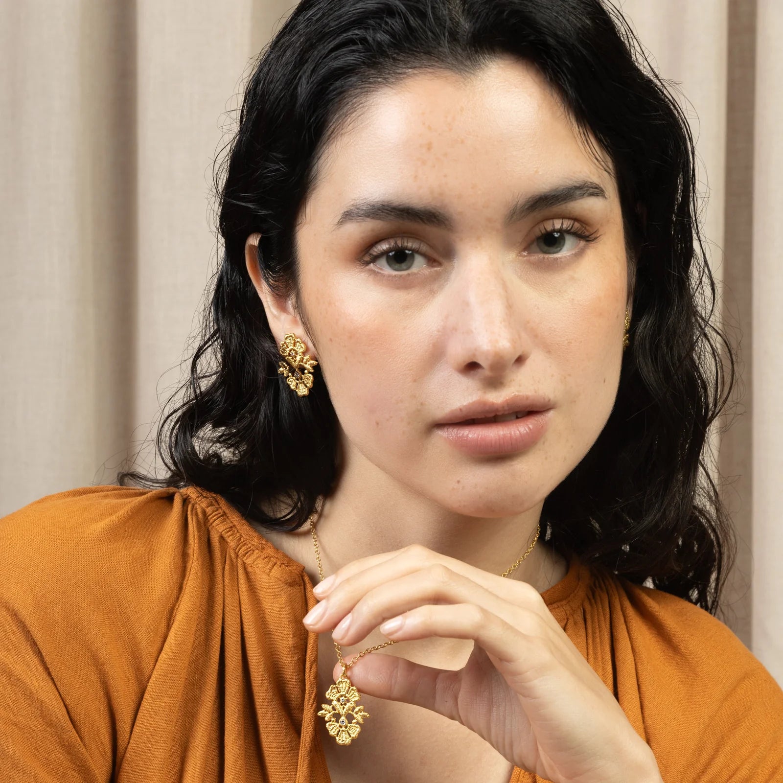 Earrings Flower Garden