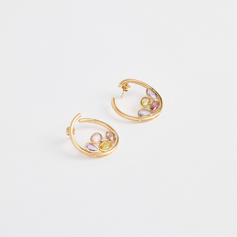 Azure Twist Earrings
