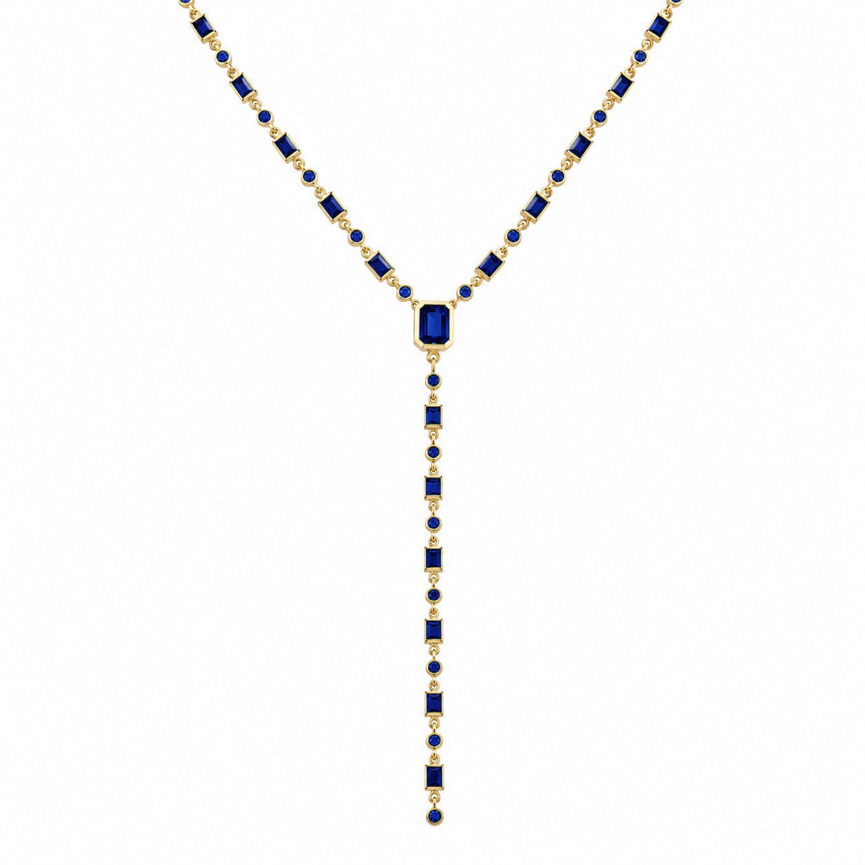emerald modular necklace