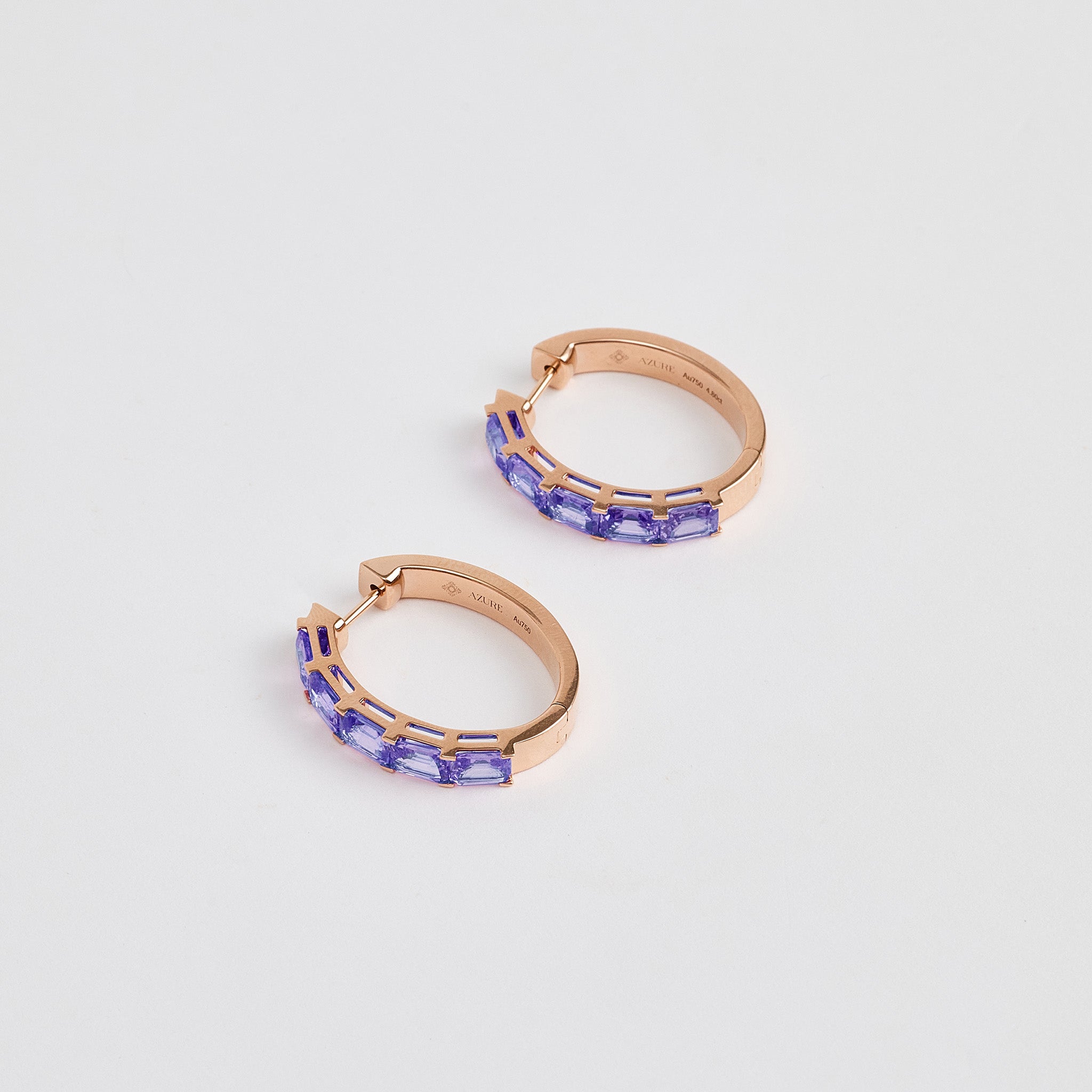 Pink Sapphire Earrings