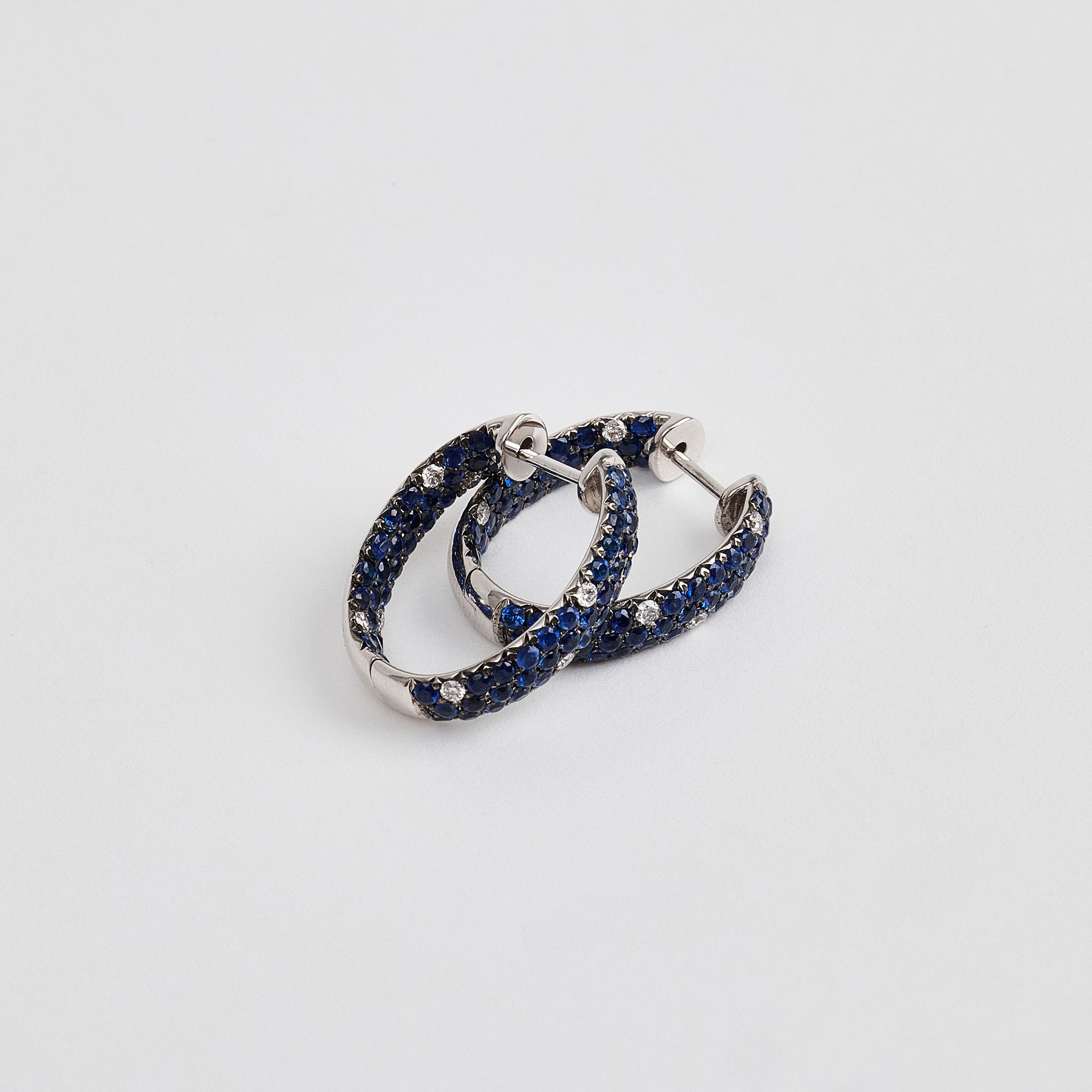 Blue Sapphire Earrings