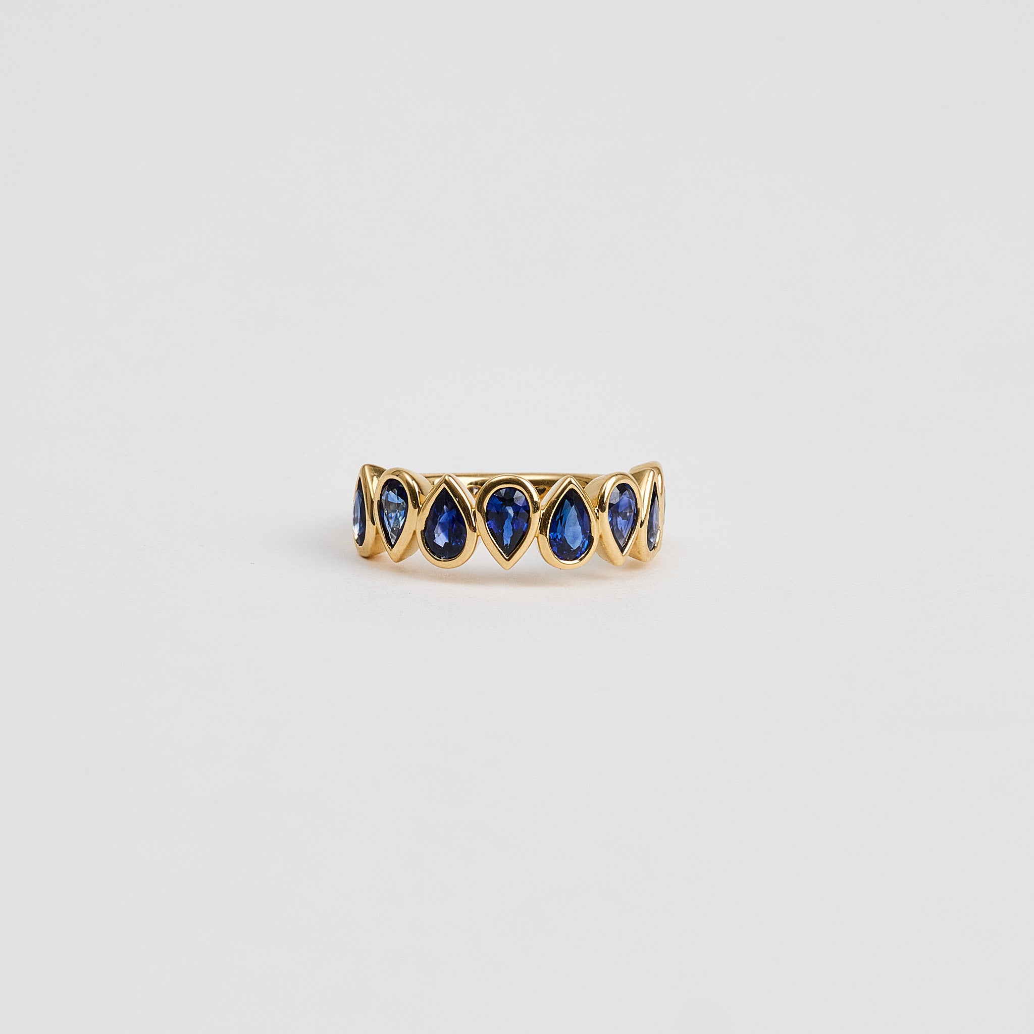 Blue Sapphire Eternity Ring