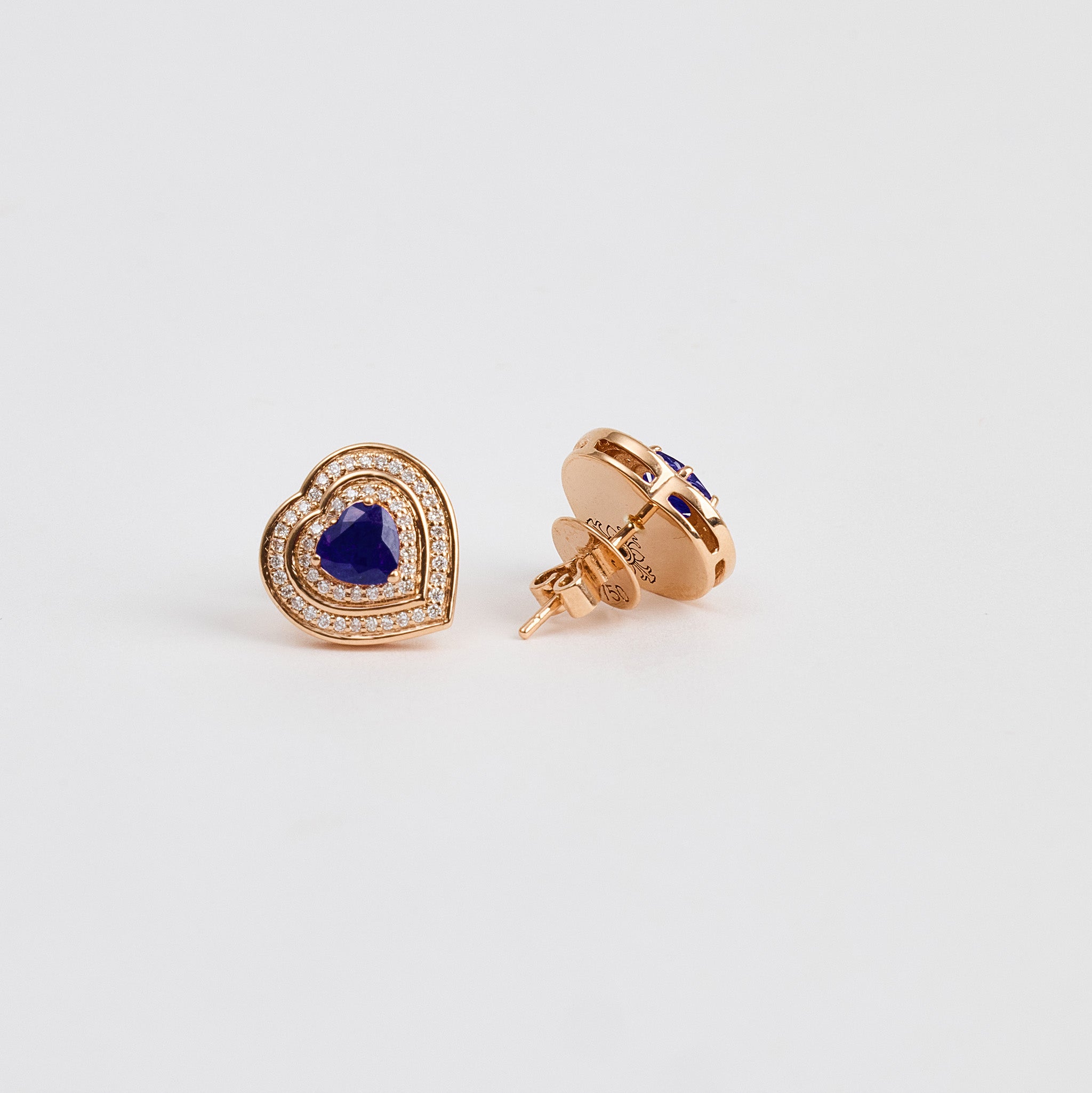Ruby Petal Studs