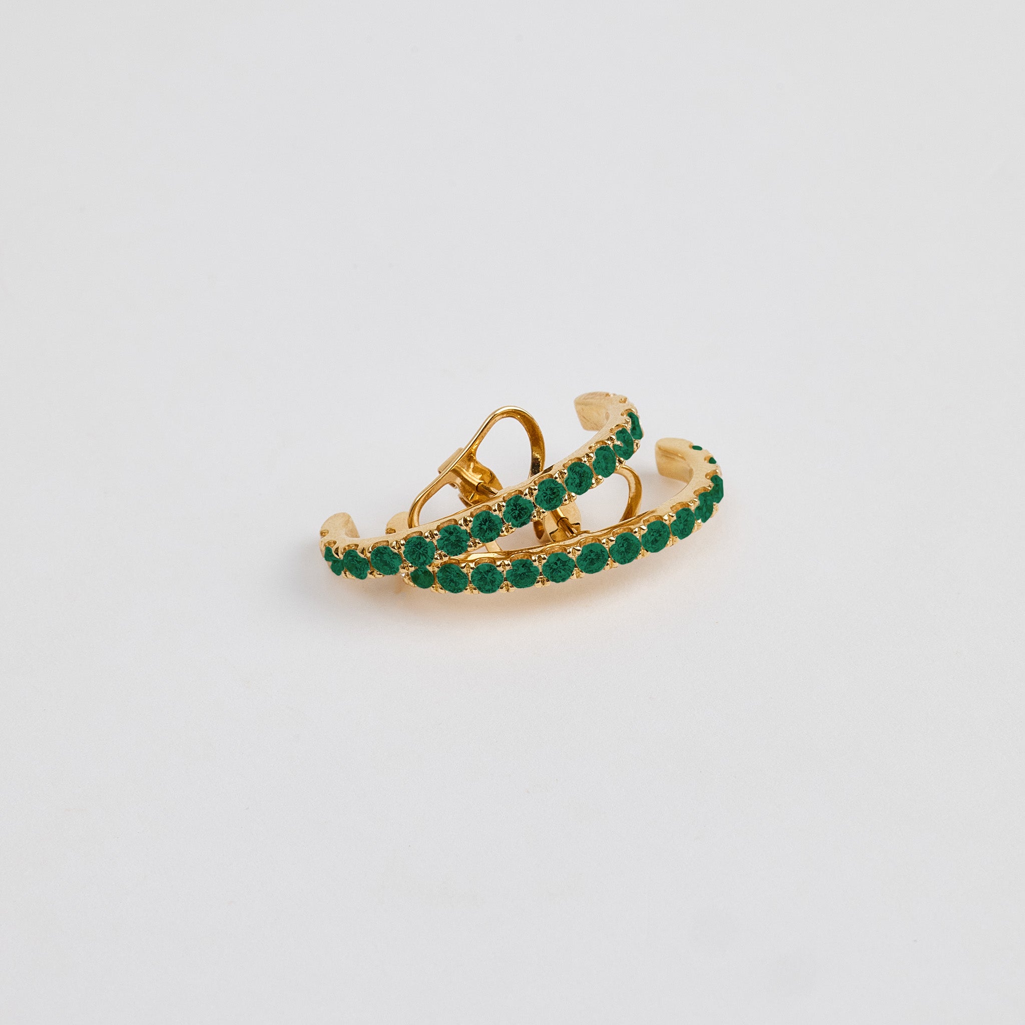 Diamond Hoop Earrings