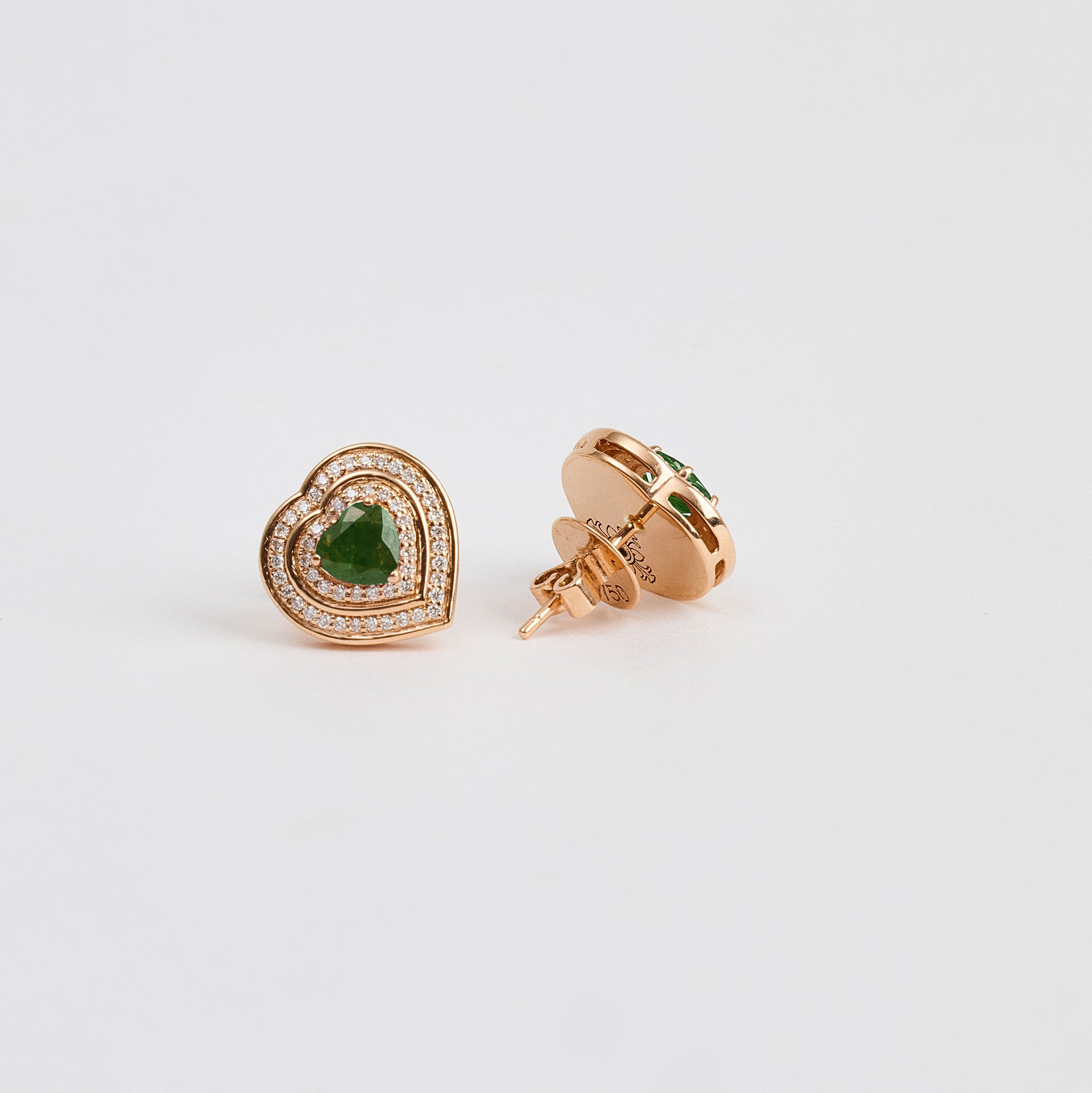 Ruby Petal Studs