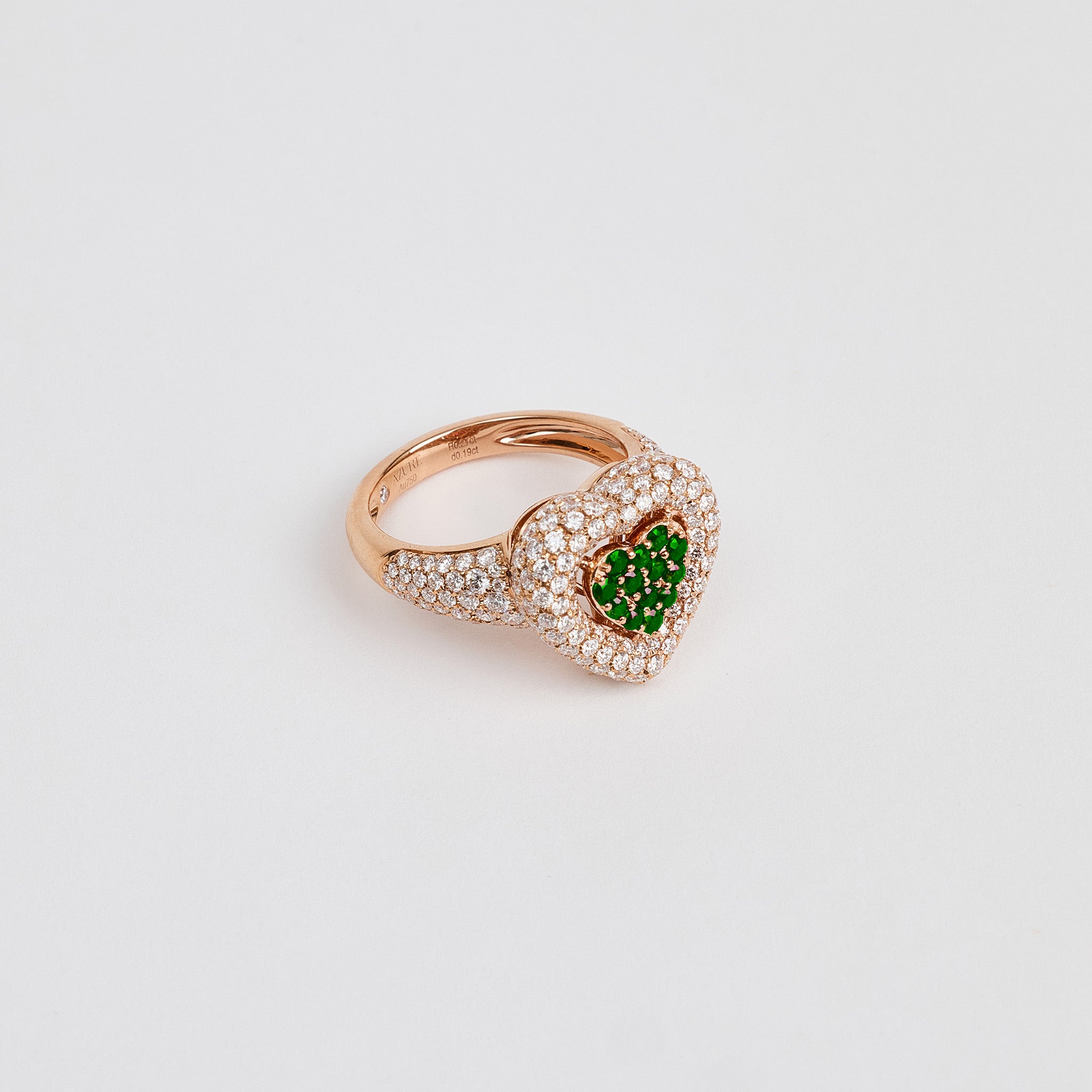 Heart Ruby Statement Ring