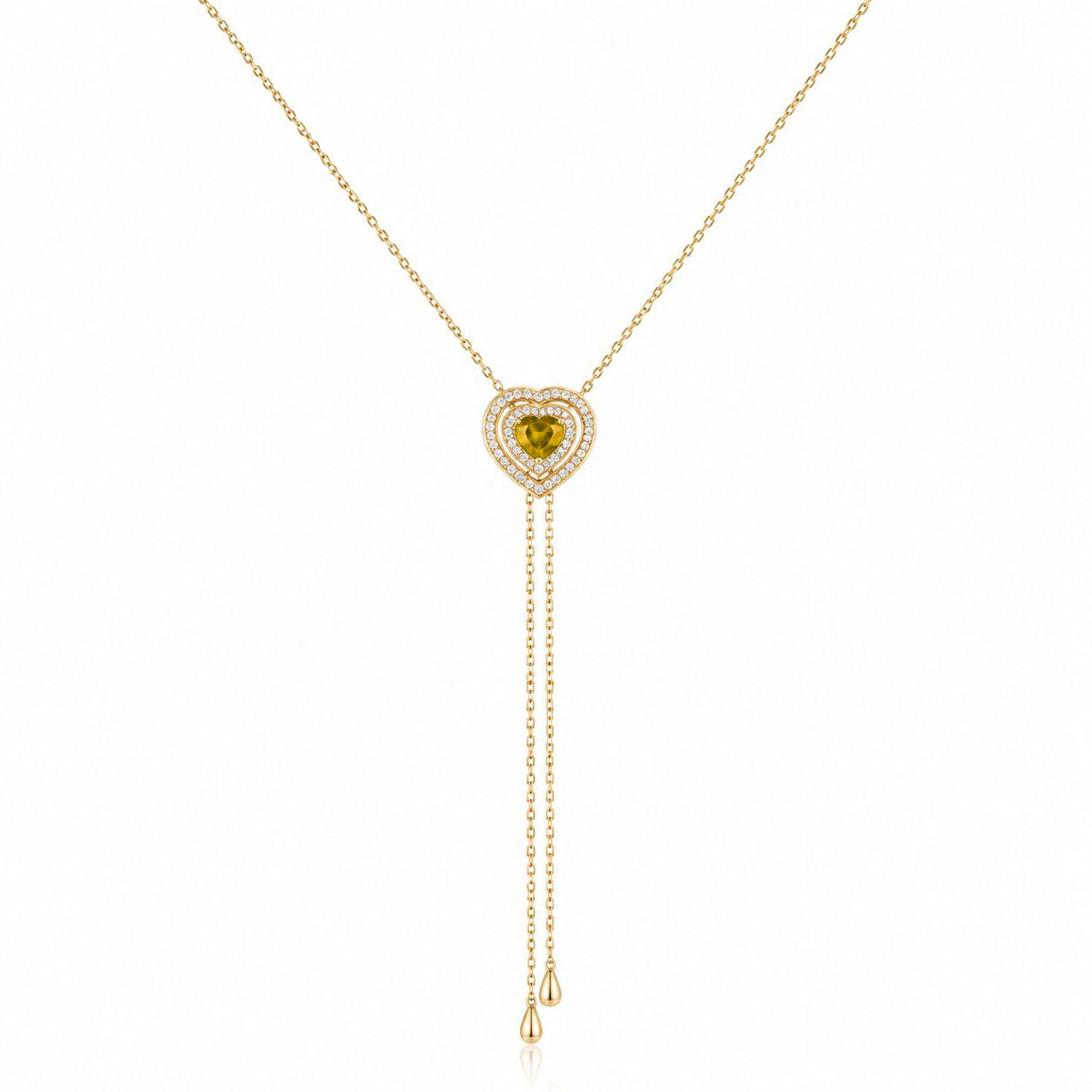 ruby modular necklace