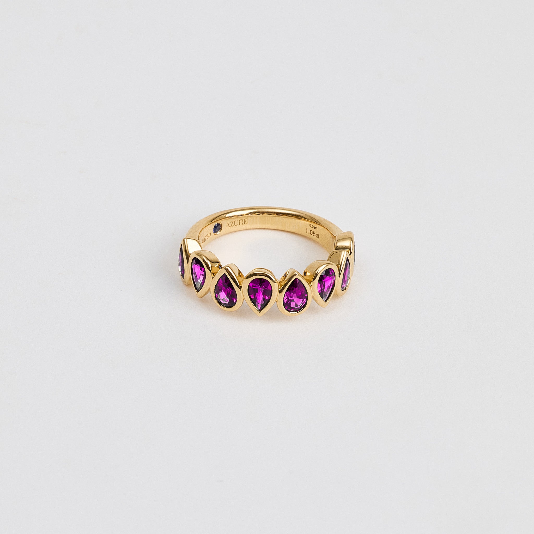 Blue Sapphire Eternity Ring
