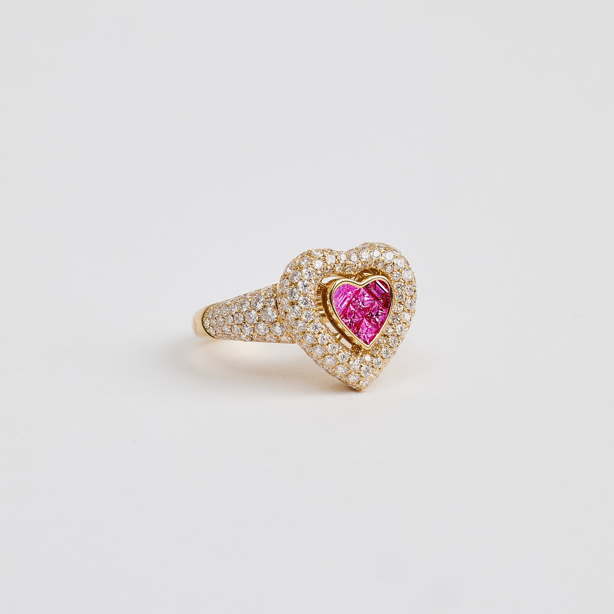 Heart Diamond Ring