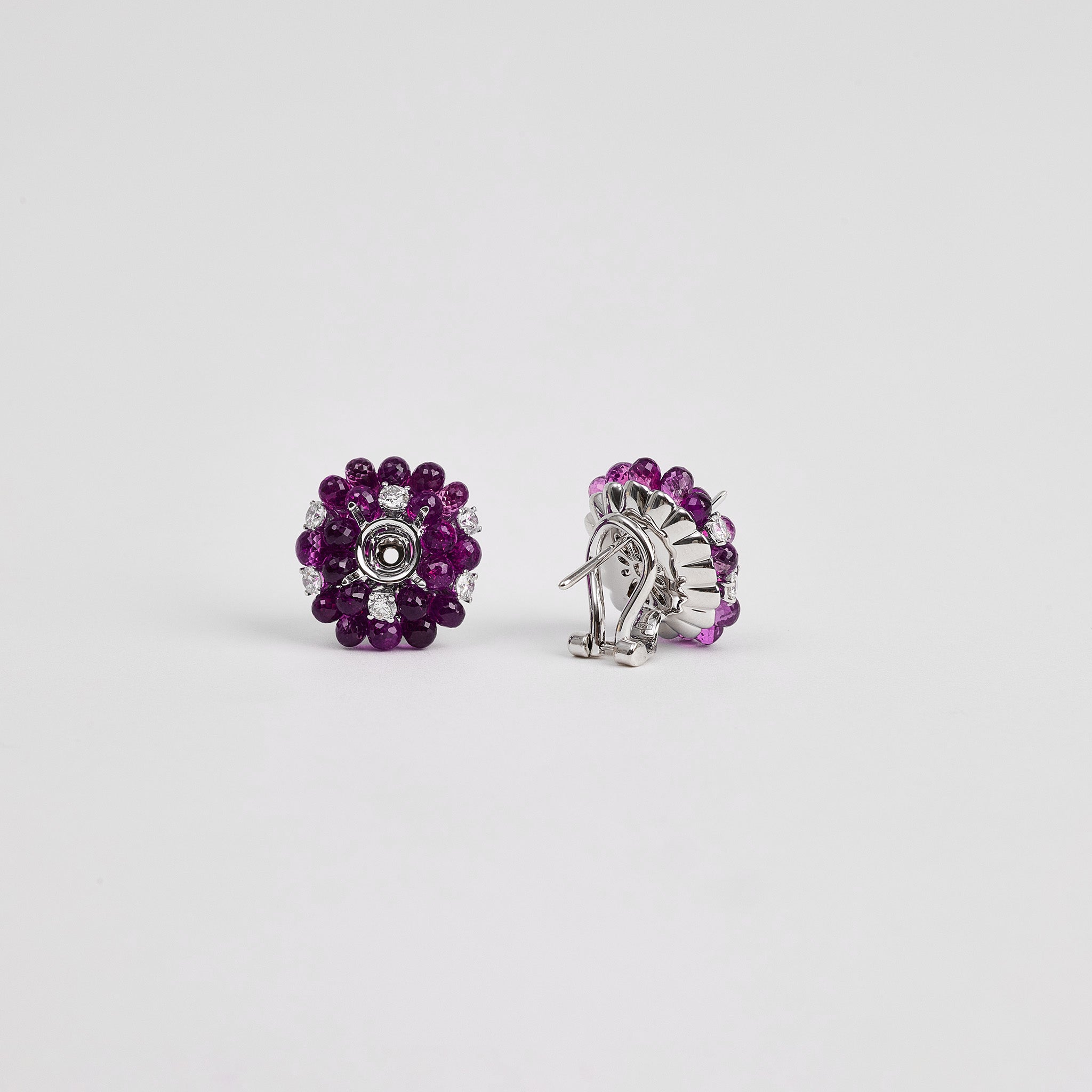 Sapphire Blossom Studs