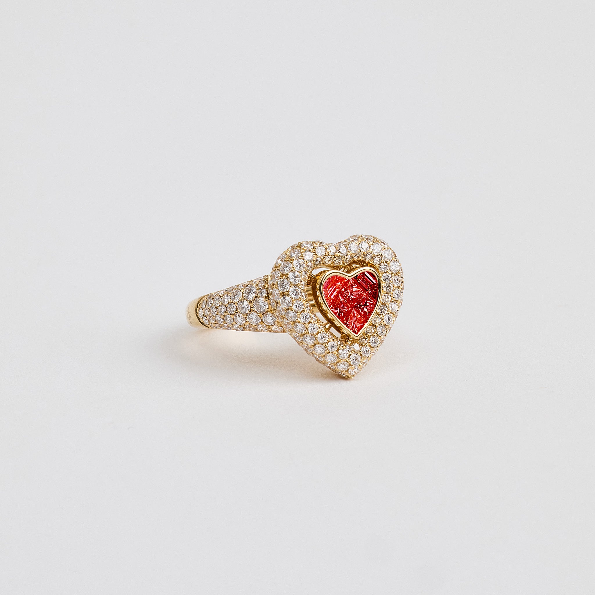 Heart Diamond Ring