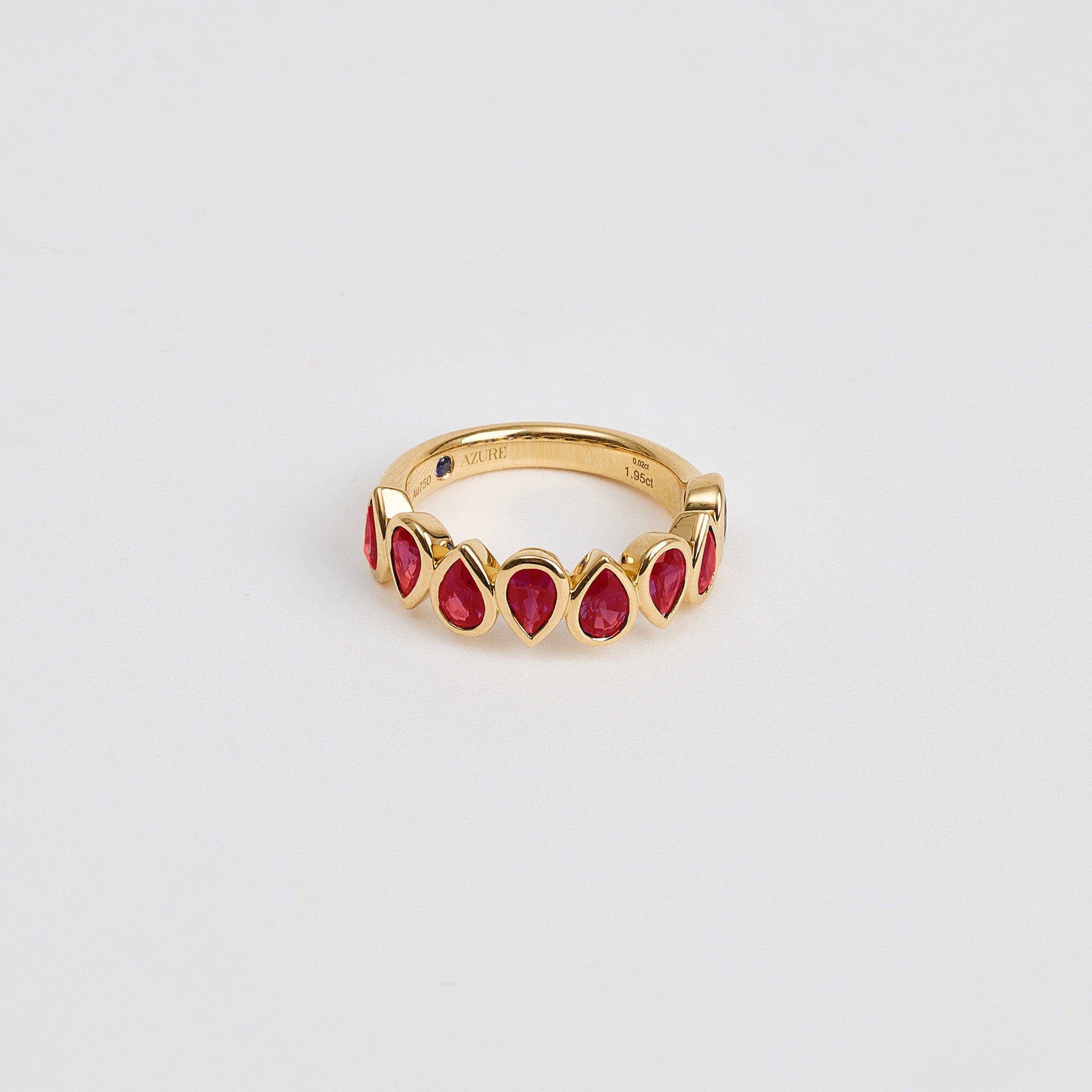 Blue Sapphire Eternity Ring