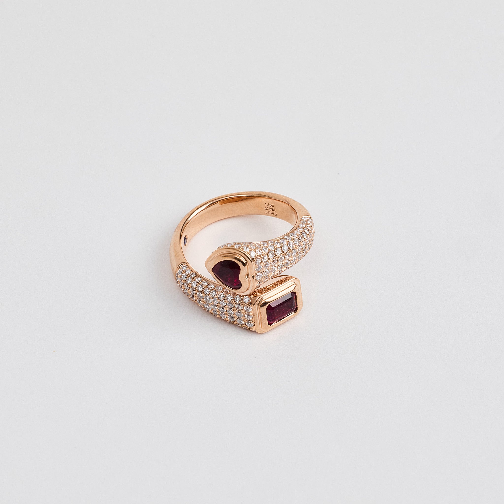 Ruby Duo Ring