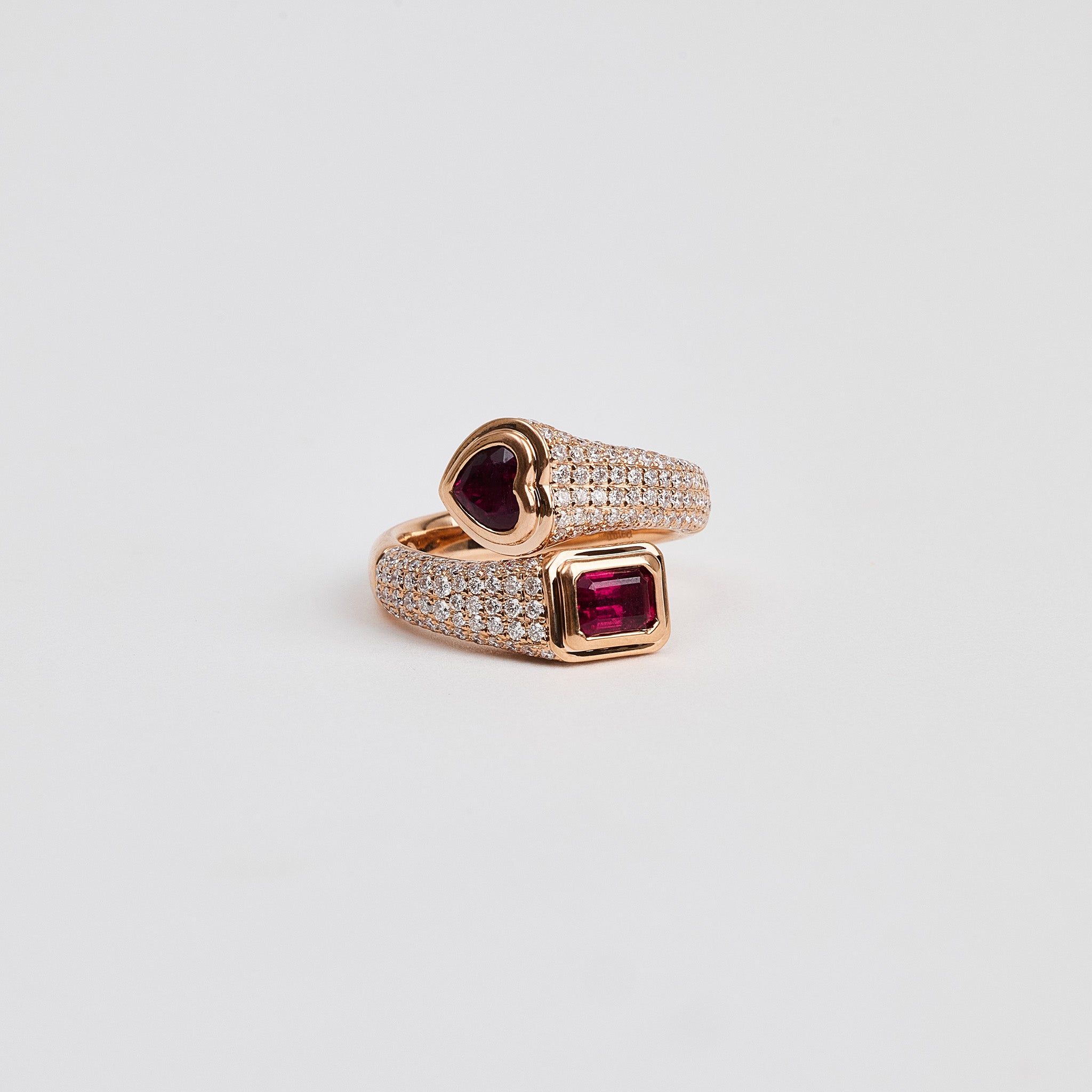Ruby Duo Ring