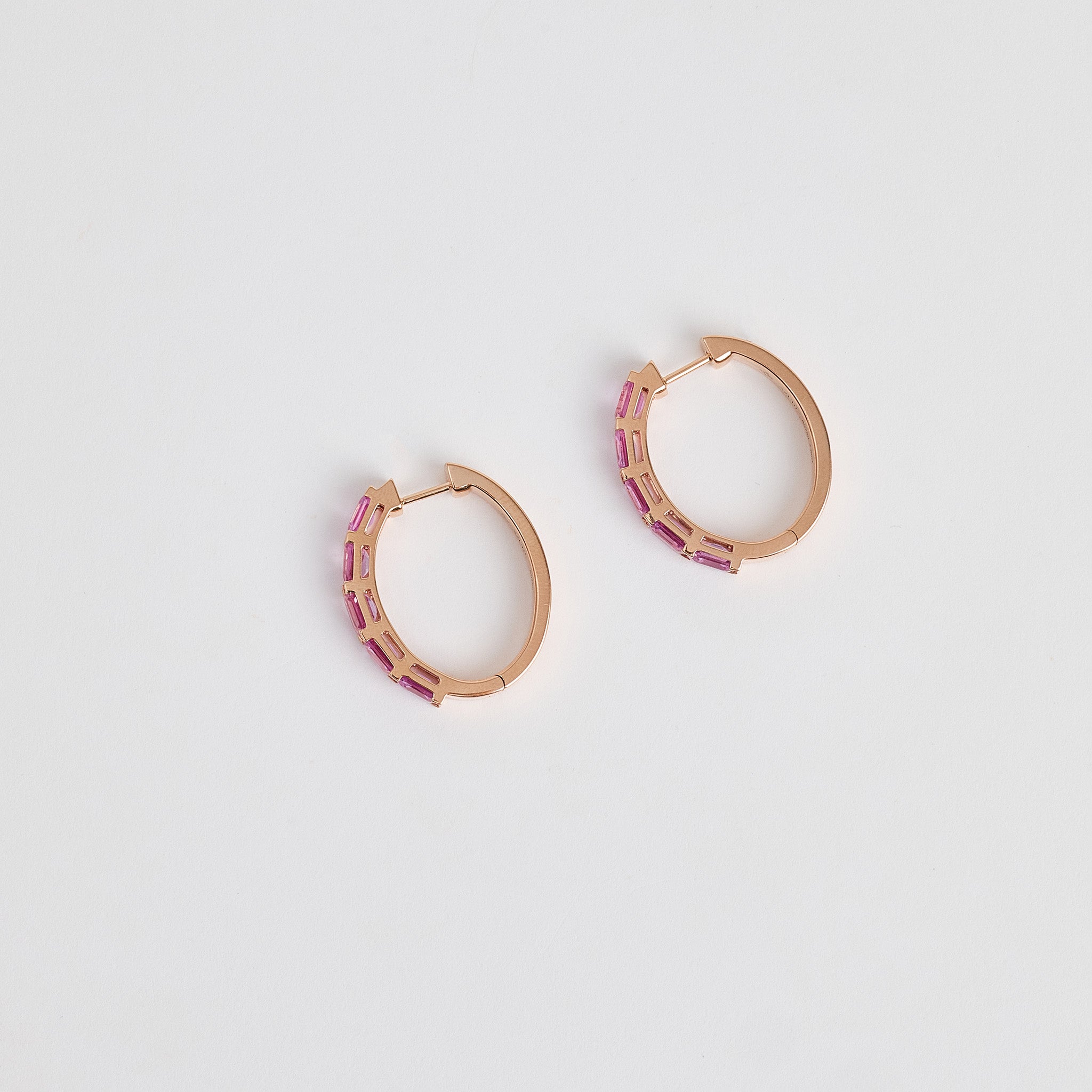 Pink Sapphire Earrings