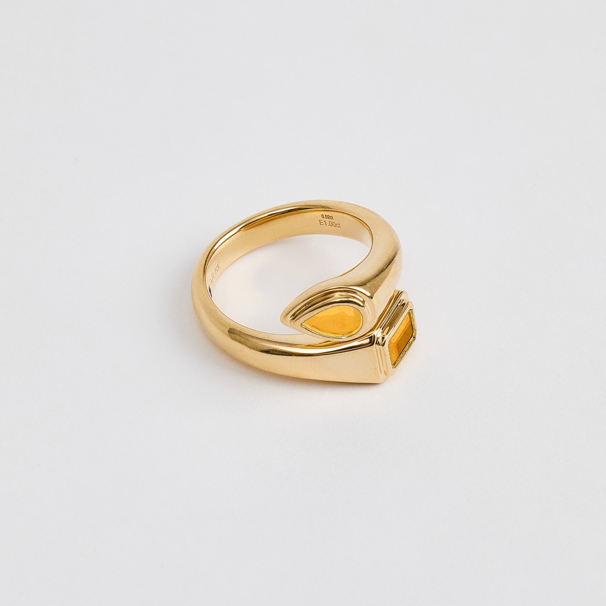 Emerald Duo Ring