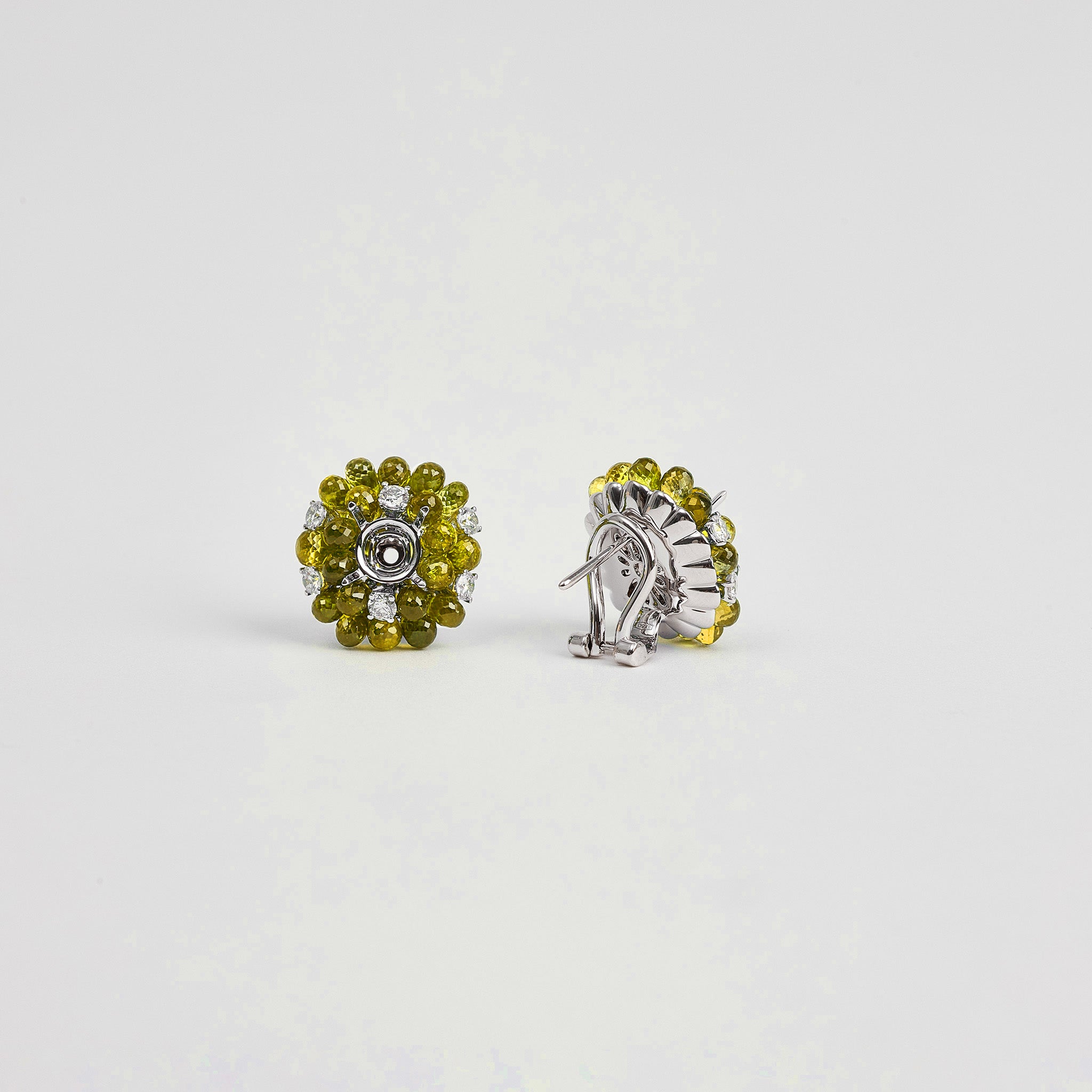 Sapphire Blossom Studs