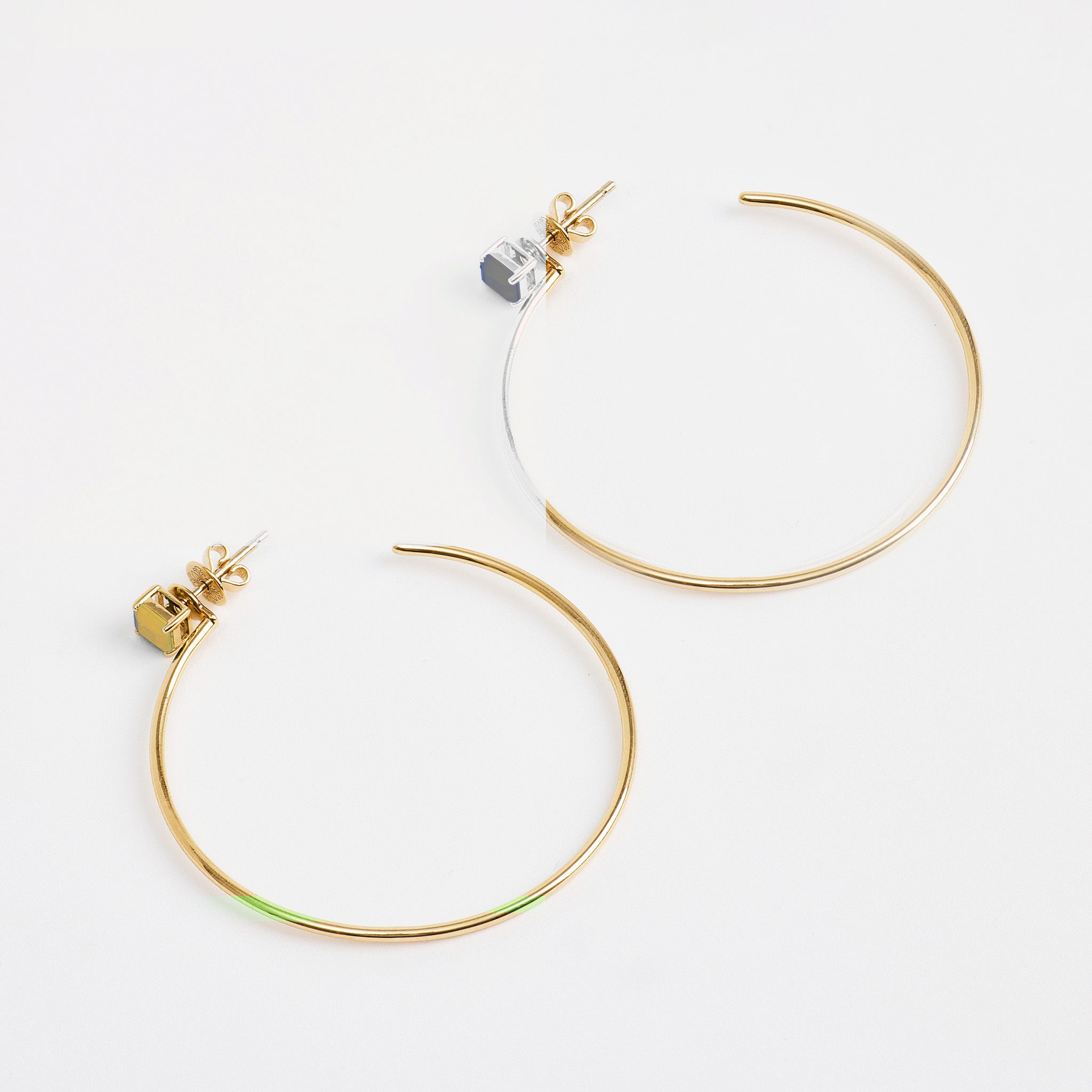 Emerald Breeze Hoops