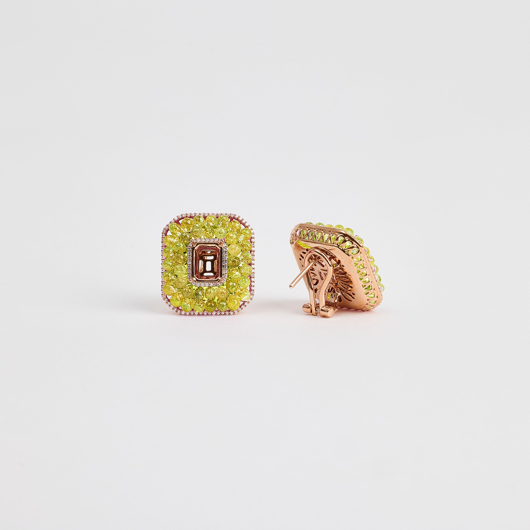 Azure Rosé Studs