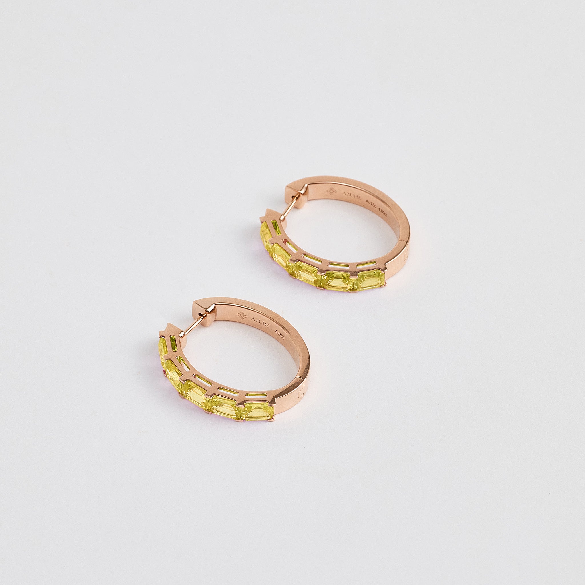 Pink Sapphire Earrings