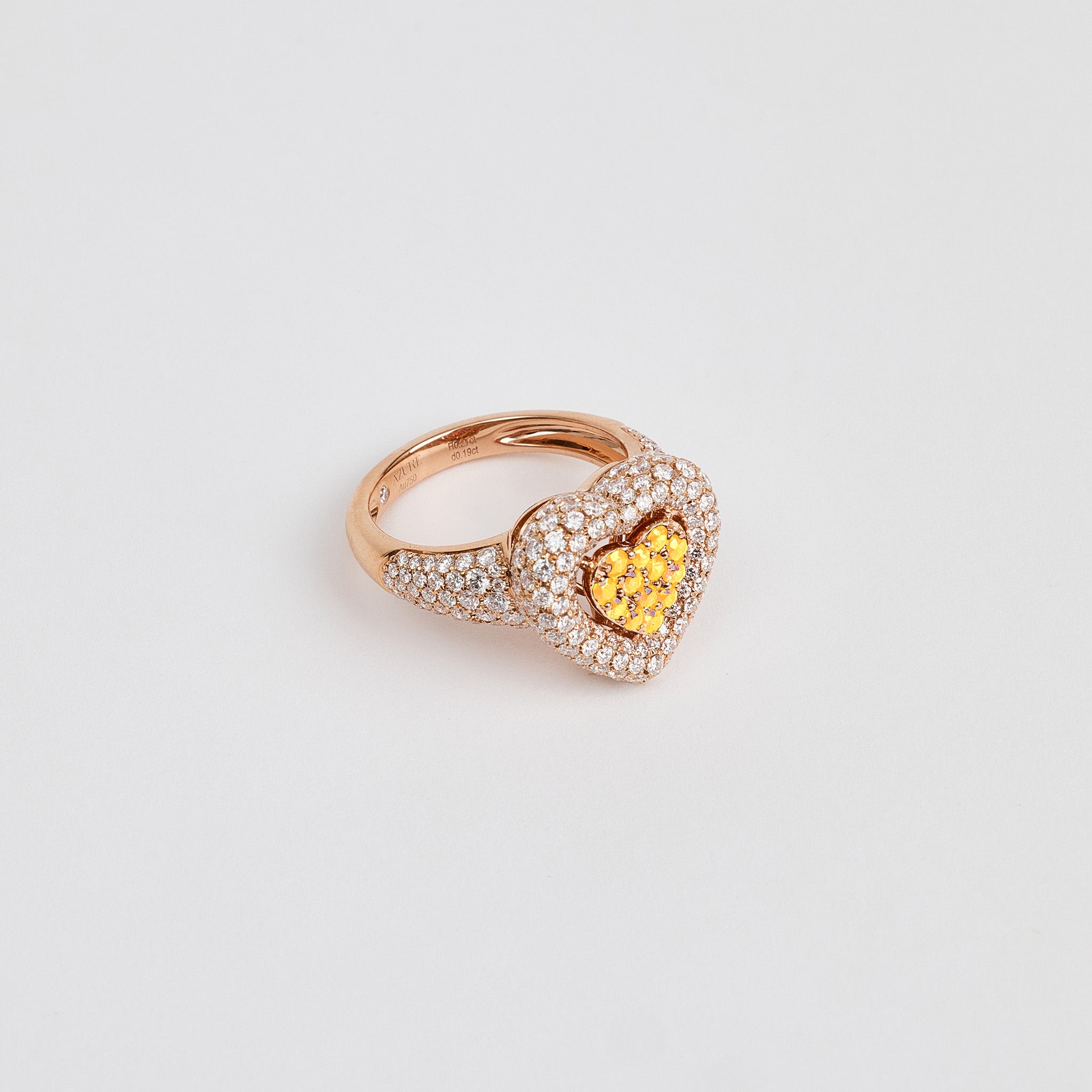 Heart Ruby Statement Ring