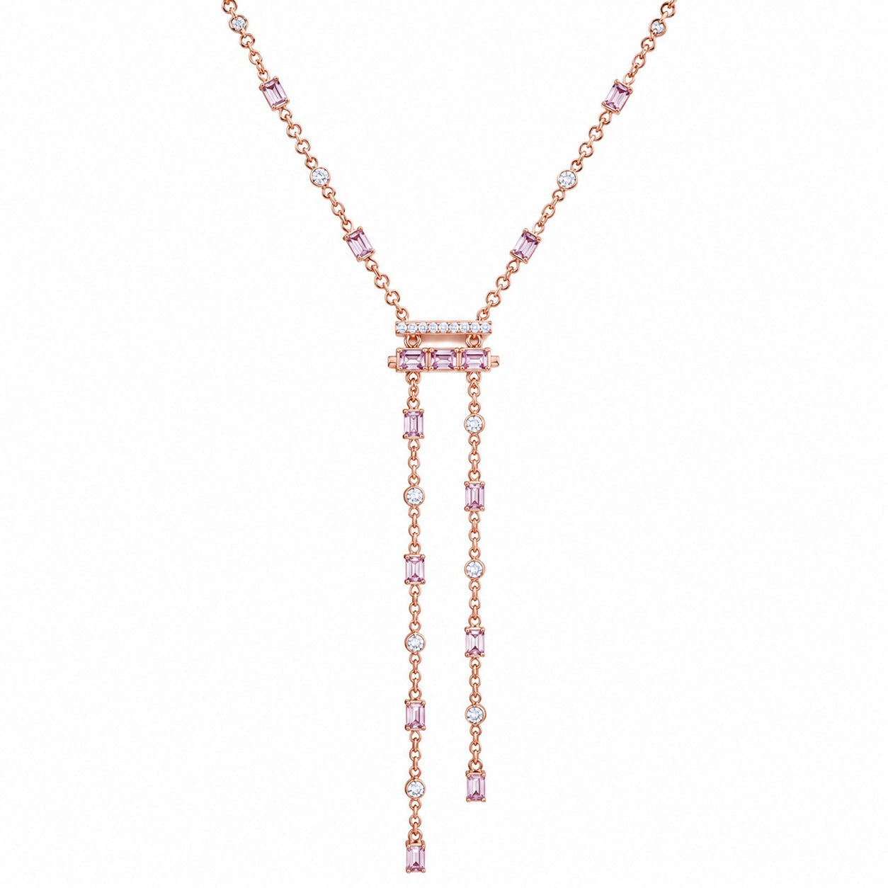 pink sapphire modilar necklace