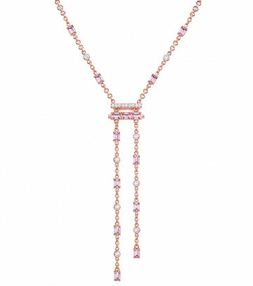 pink sapphire modilar necklace 1