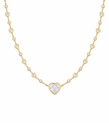 heart shaped modular necklace 1
