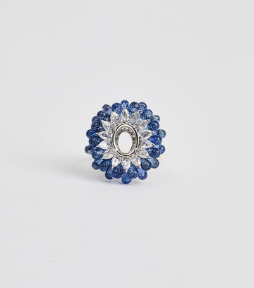 Sapphire Bloom Ring 3