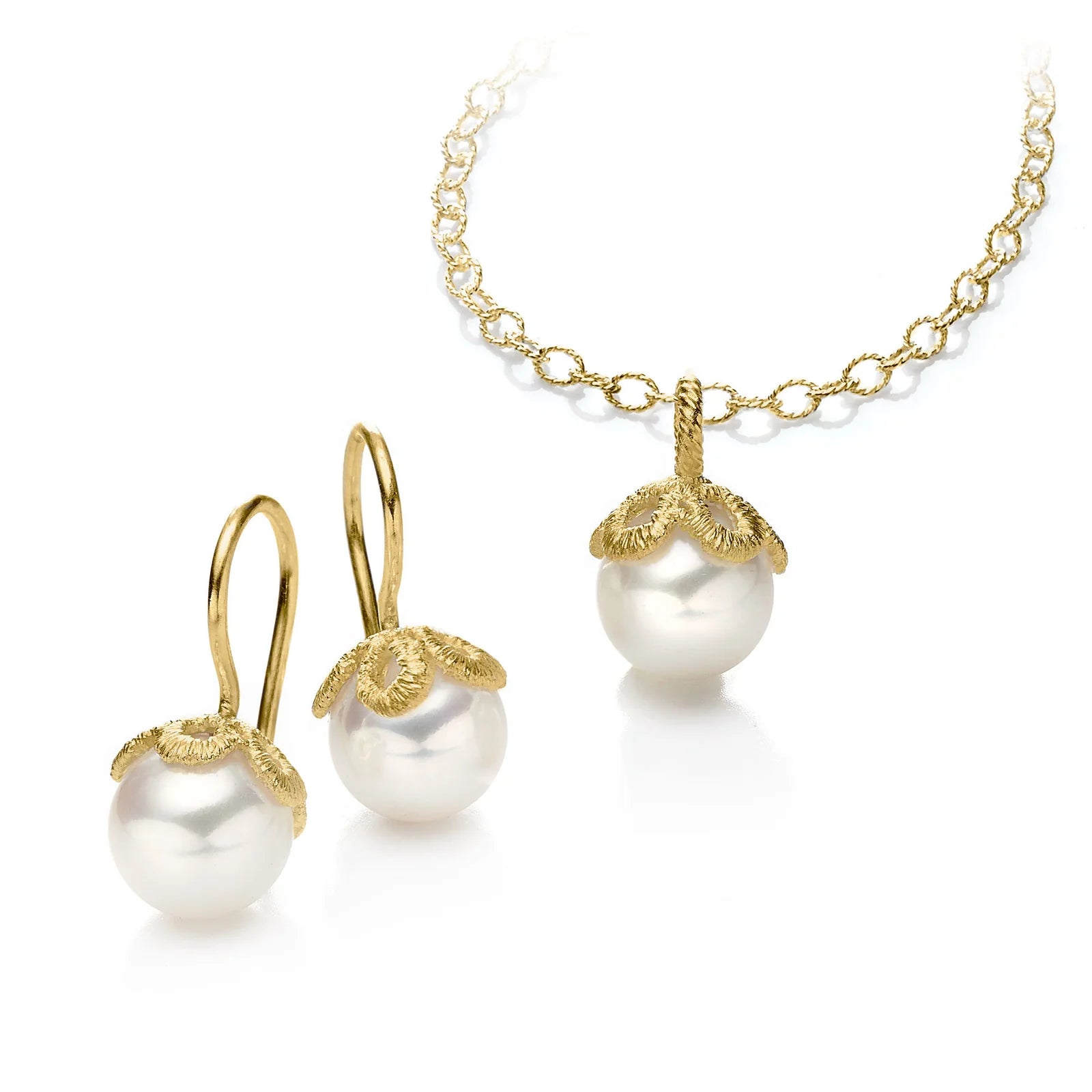 Pendant earrings Frau Luna