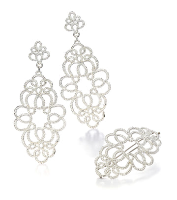 Pendant earrings “Medea” 4