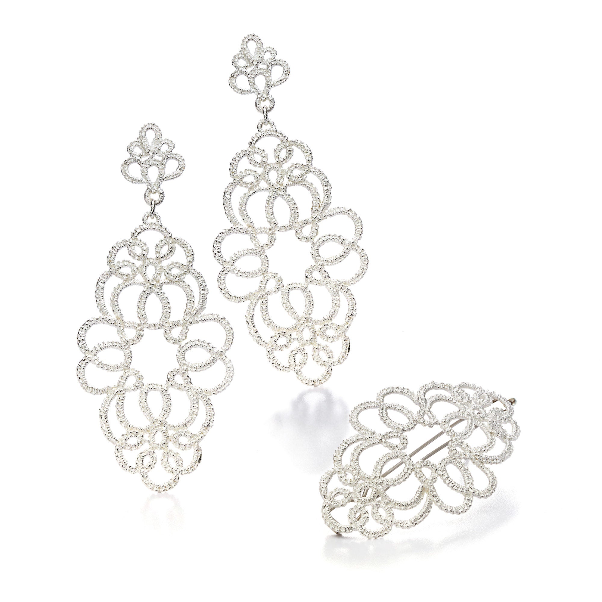 Pendant earrings “Medea”