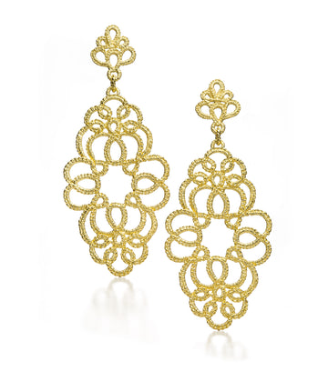 Pendant earrings “Medea” 2