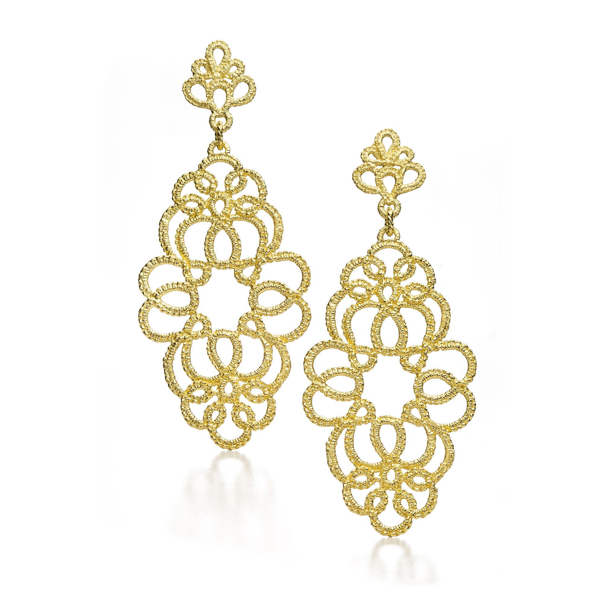 Pendant earrings “Medea”