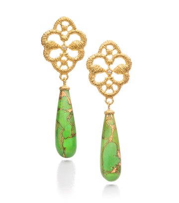 Earrings Jardin Majorelle 1