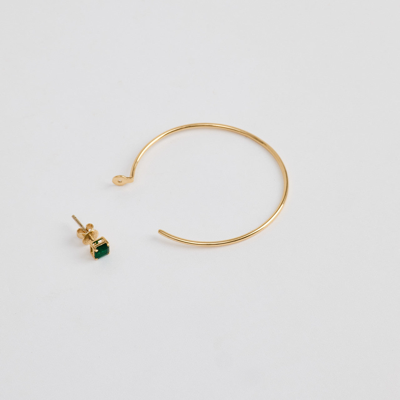 Emerald Breeze Hoops