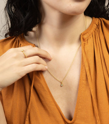 Pendant "O-Sole-Mio" in yellow gold with brilliant-cut diamonds 4
