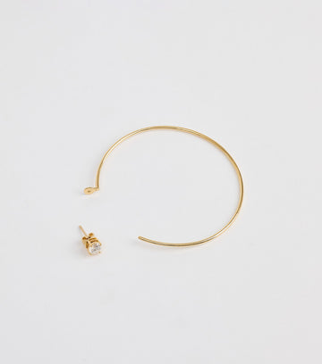 Azure Petite Hoops 3