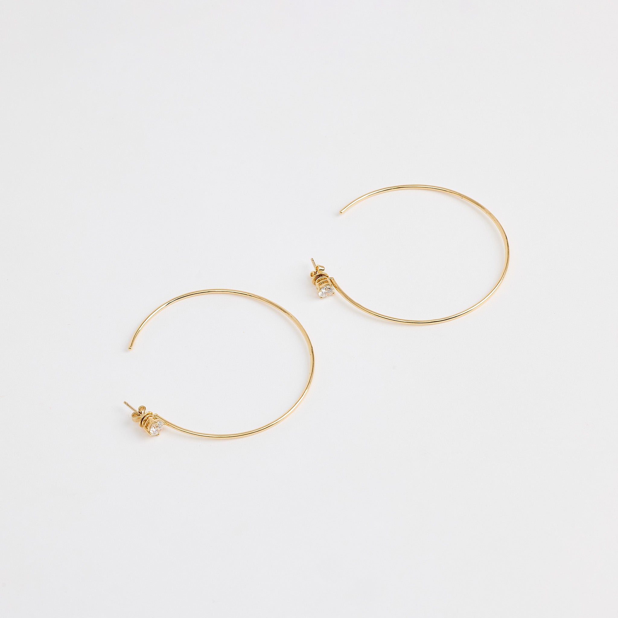 Azure Petite Hoops