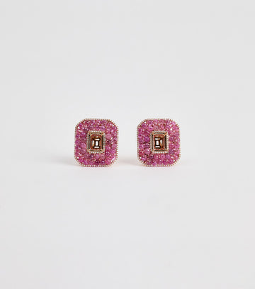 Azure Rosé Studs 3