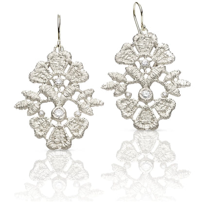 Earrings Flower Garden with Hooks