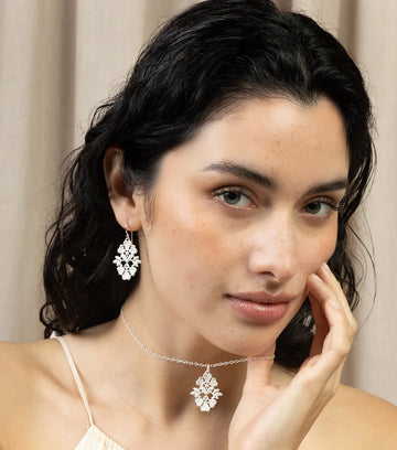 Earrings Flower Garden with Hooks 2