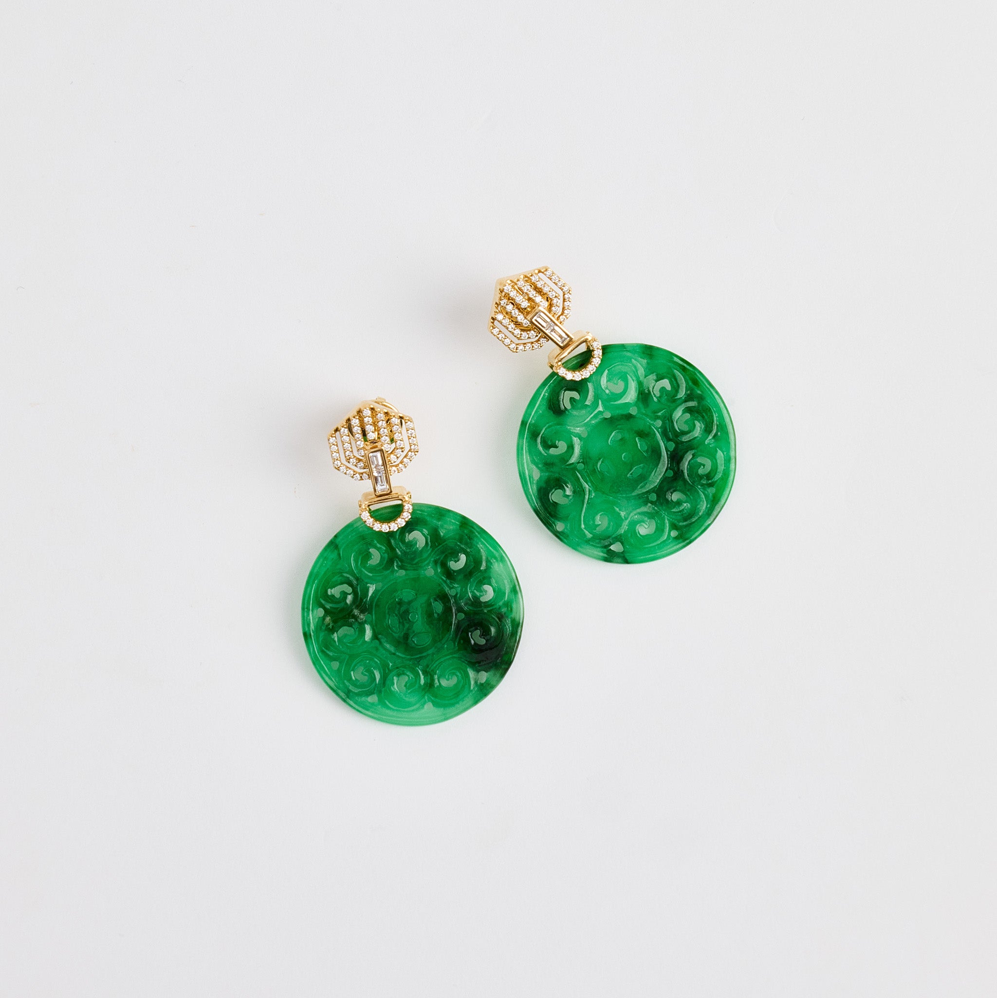 Emerald Soleil Earrings