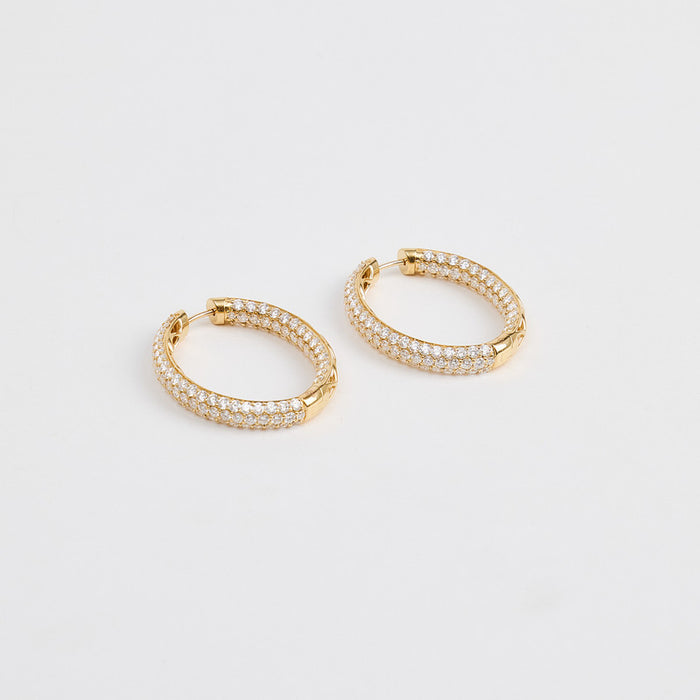 Azure Infinity Hoops