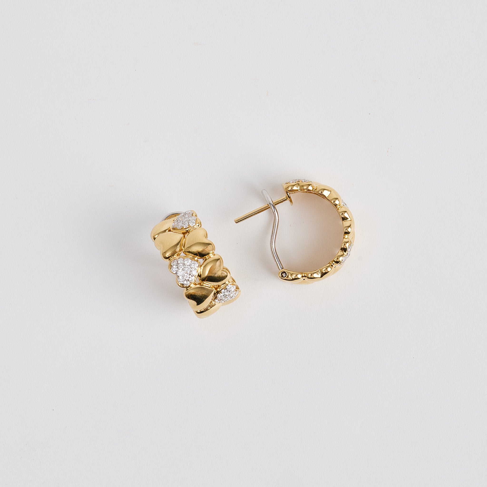 Golden Wave Hoops